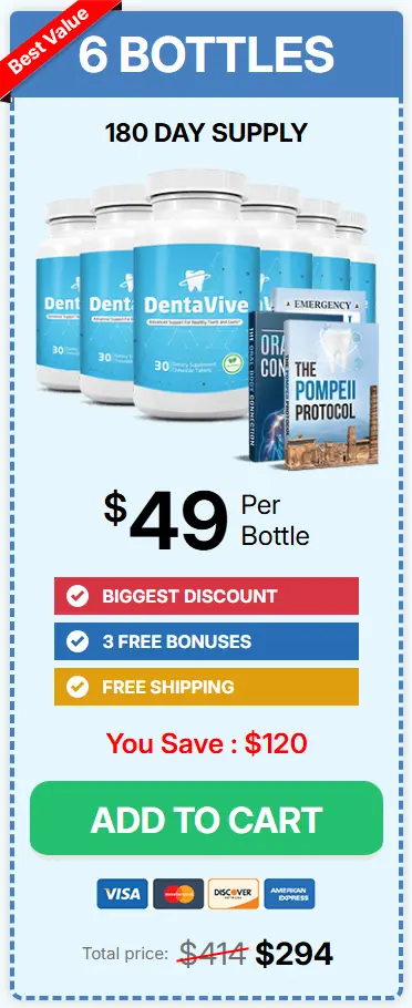 Order dentavive 6 Bottles